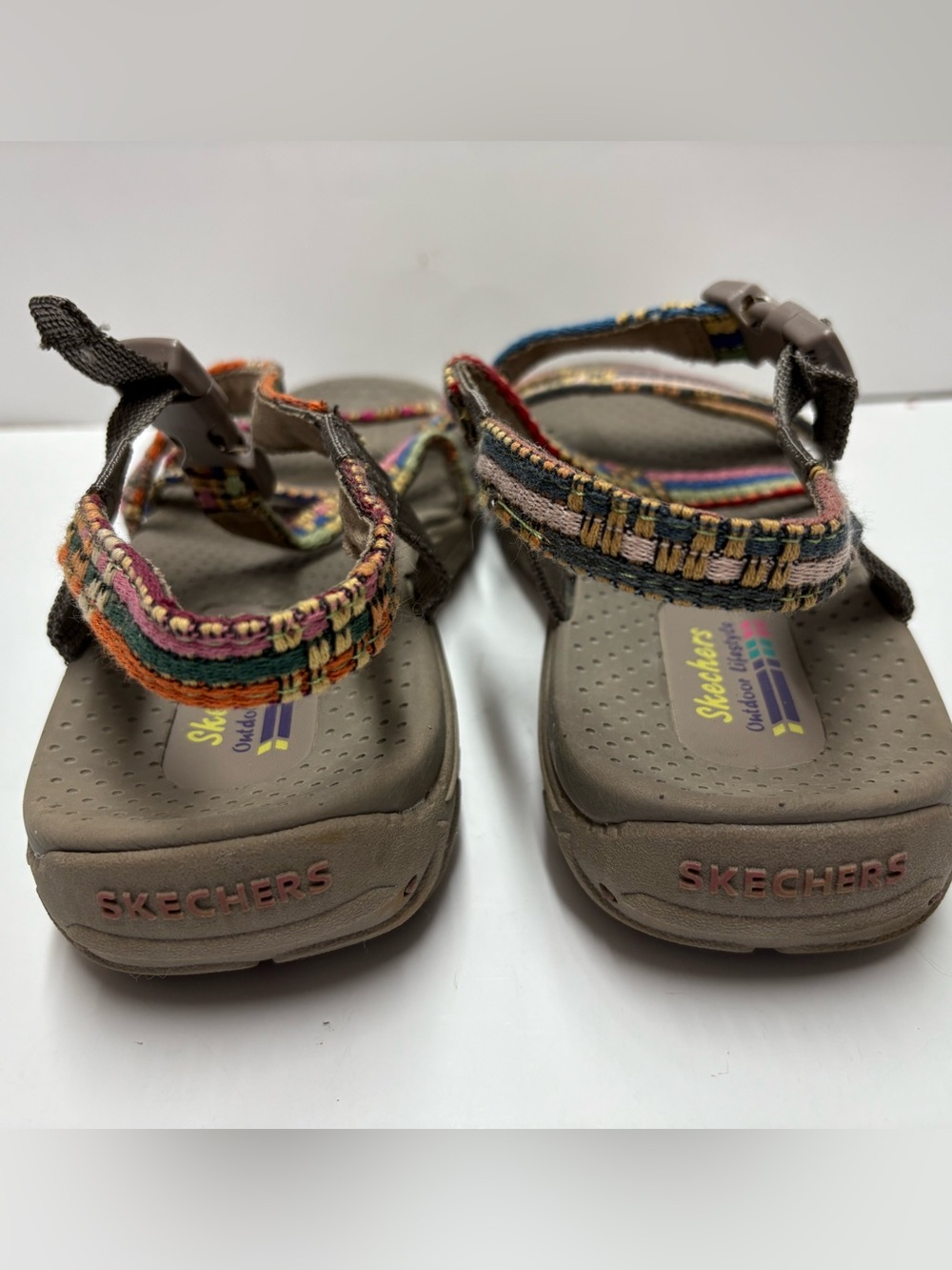 Skechers Outdoor Lifestyle Reggae Sew Me Boho Woven Sandal Multicolor Sz 10 - Picture 6 of 9